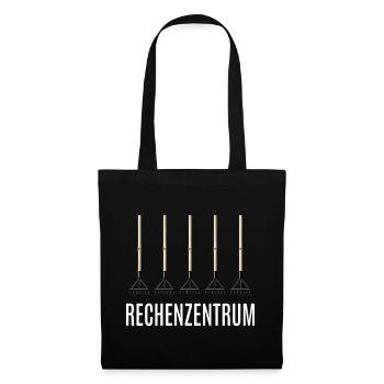 Leiter vom Rechenzentrum Gartenoutfit Gartenarbeit - Stoffbeutel - Schwarz - Vorne