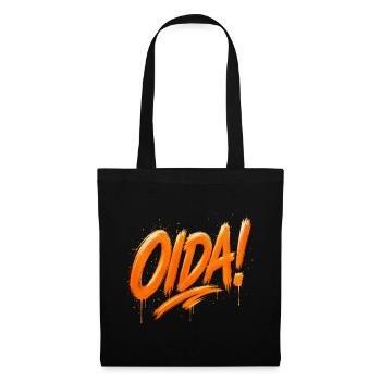 Oida! – Graffiti Brush Design - Tote Bag - black - Front