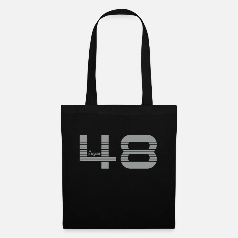 Languedoc Roussillon Lozère 48 - Sac en tissu - noir