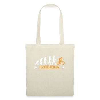 Mountainbike Evolution - orange/weiss - Stoffbeutel - Natur - Vorne