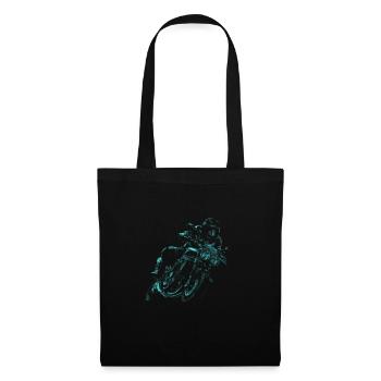 motorcycle - Tote Bag - black - Front