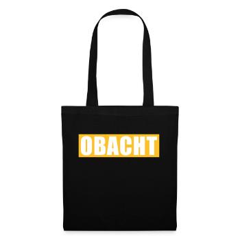 Entretien / Avertissement - Sac en tissu - noir - Devant