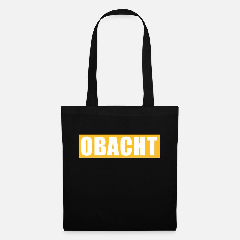 Care / Warning - Tote Bag - black