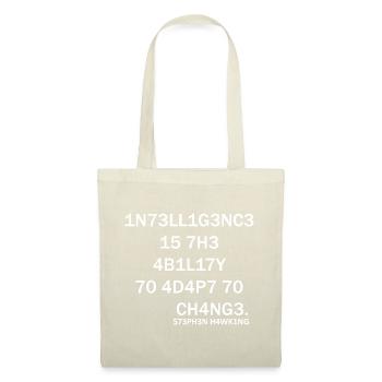 Intelligence Nerd Steven Hawking Smart Sayings - Tote Bag - nature - Front