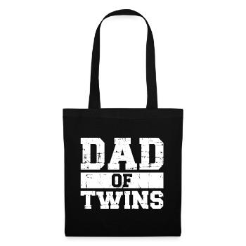 jumeaux - Sac en tissu - noir - Devant