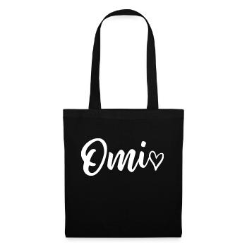 Grand-mère - cadeau grand-mère grand-mère anniversaire - Sac en tissu - noir - Devant
