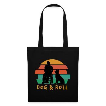 Fauteuil roulant avec chien Sort Dog and Roll - Sac en tissu - noir - Devant