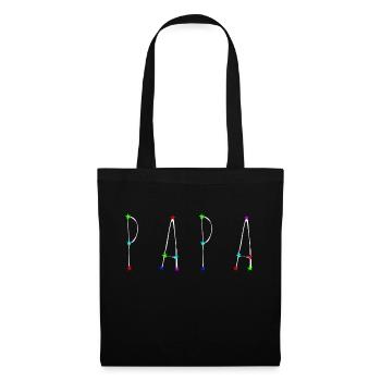 Papa Stars - Tote Bag - black - Front