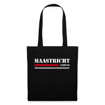 Maastricht - Stoffbeutel - Schwarz - Vorne