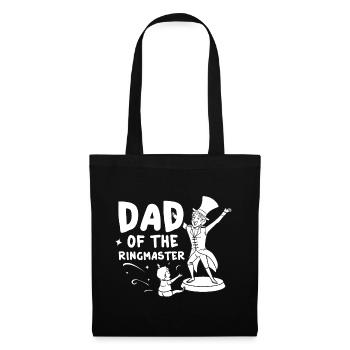 Circus Birthday Party Papa Theme Ringmaster - Tote Bag - black - Front