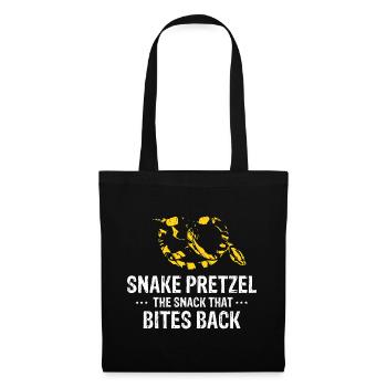 King python design for snake lovers - Tote Bag - black - Front