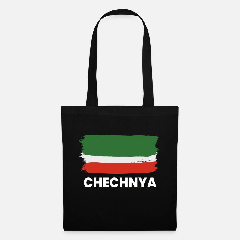 Chechnya Chechen Tschetschenien Tschetschene - Stoffbeutel - Schwarz