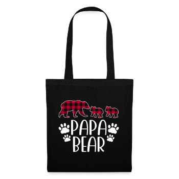 Papa Bear - Tote Bag - black - Front