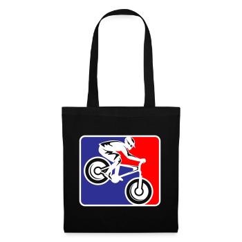 VTT Vélo de descente | Les couleurs peuvent être changées - Sac en tissu - noir - Devant