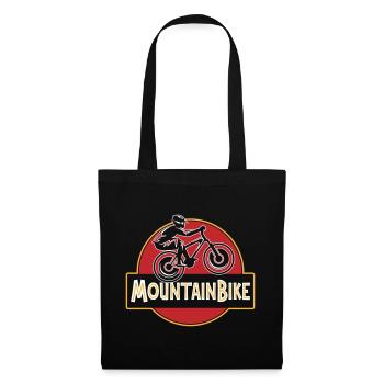 VTT Vélo de descente | Les couleurs peuvent être changées - Sac en tissu - noir - Devant