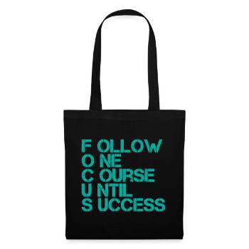 Suivre un cours jusqu’au succès 3 - Sac en tissu - noir - Devant