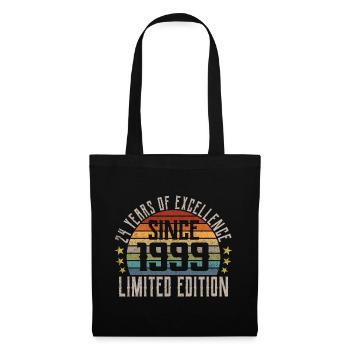 Édition limitée 1999 24e anniversaire Cadeau - Sac en tissu - noir - Devant