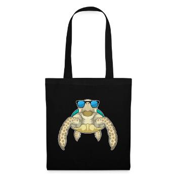 Turtle Sunglasses - Tote Bag - black - Front