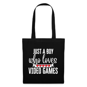 Just a Boy Who Loves Video Games - Tote Bag - black - Front
