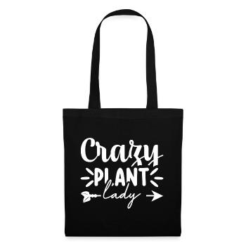 Crazy Plant Lady - Tote Bag - black - Front