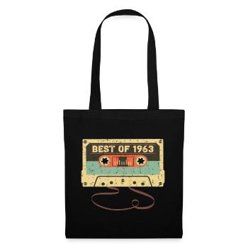 Best of 1963 60th birthday Awesome 60 years old - Tote Bag - black - Front