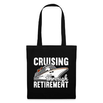 Croisière Croisière Vacances Croisière en famille - Sac en tissu - noir - Devant