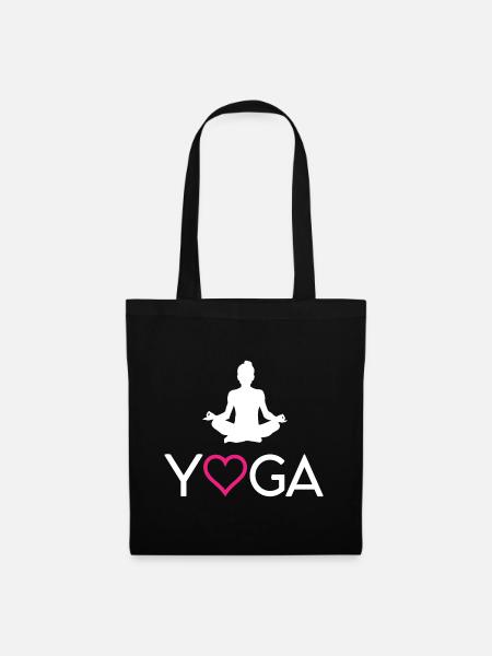 Yoga - Sac en tissu - noir