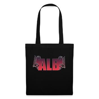 ALB- Albaner - Albanien - Stoffbeutel - Schwarz - Vorne