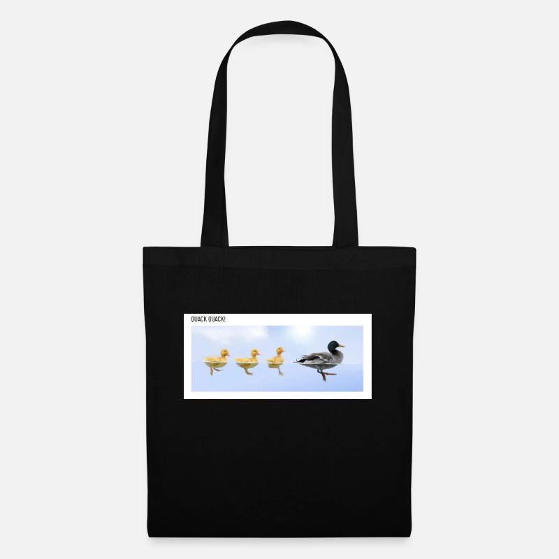 Duck Quack Quack - Tote Bag - black