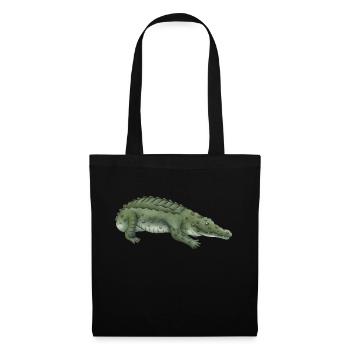 Crocodile - Tote Bag - black - Front