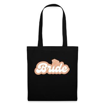 Bride - Sac en tissu - noir - Devant