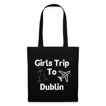 Girls Trip to Dublin Hen Party - Tote Bag - black - Front