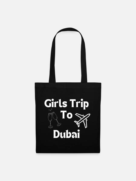 Girls Trip To Dubai JunggesellinnenAbschied - Stoffbeutel - Schwarz