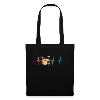 Heartbeat Music Beater - Tote Bag - black - Front
