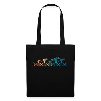 The music drummer is in my DNA - Tote Bag - black - Front