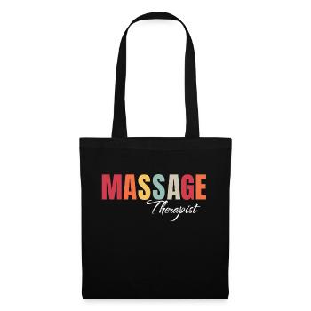 Massage Therapist Multicolor Muscle Massage - Tote Bag - black - Front