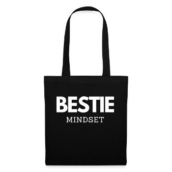 BESTIE MINDSET - Stoffbeutel - Schwarz - Vorne