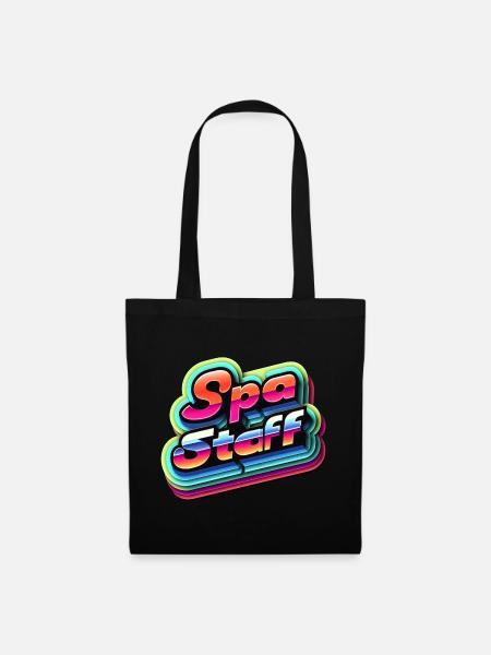 Spa Staff 8 - Stoffbeutel - Schwarz
