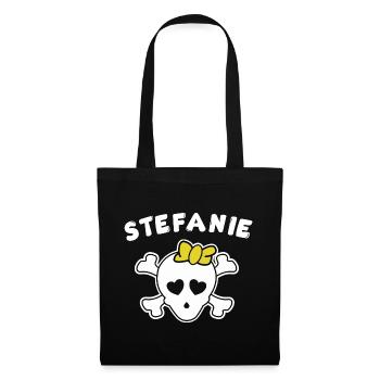 Pirate Stefanie Design for Girls and Women - Tote Bag - black - Front