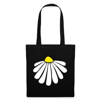 flower energy margarite blossom summer nature - Tote Bag - black - Front