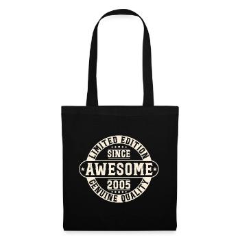 Great since 2005 Vintage Vintage Birthday - Tote Bag - black - Front