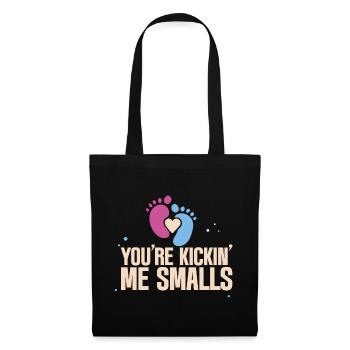 Tu me donnes des coups de pied Smalls 2 - Sac en tissu - noir - Devant