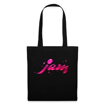 Jam Text Art - Tote Bag - black - Front