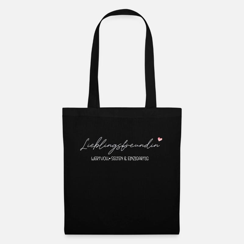Lieblingsfreundin - Stoffbeutel - Schwarz