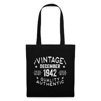 December 1942 - Great since December 1942 - Tote Bag - black - Front
