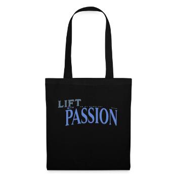 Soulever avec passion - Sac en tissu - noir - Devant