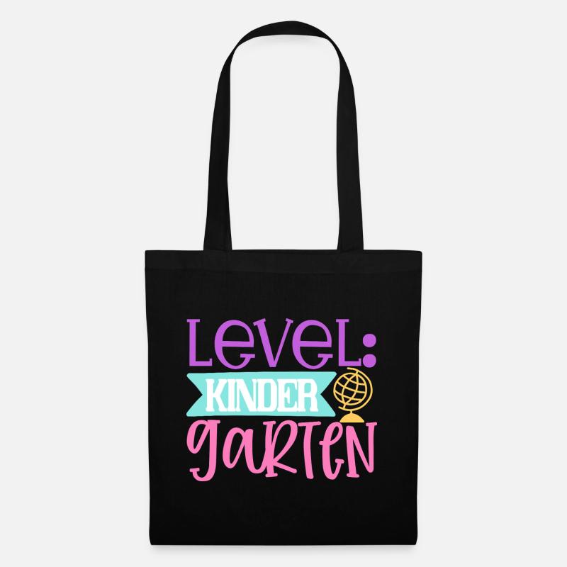 Level: Kindergarten - Stoffbeutel - Schwarz