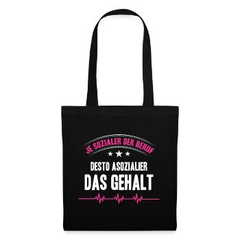 Nurse Gifts Nursing Funny Nurse - Tote Bag - black - Front
