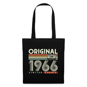 Vintage 1966 Vintage 60th Birthday Retro - Tote Bag - black - Front
