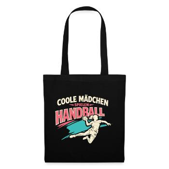 Cute Handball Player Gift Girl - Tote Bag - black - Front